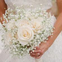Bó hoa baby's breath nhân tạo 1/3/500 bông, hoa giả dùng trang trí ngày Valentine, cô dâu, đám cưới, nhà cửa, nhà hàng, phòng ngủ, ngày lễ, tiệc sinh nhật, trang trí sân vườn ngoài trời (Cần ít nhất 60 bông để đạt hiệu quả như trong hình) - trắng - Xem 8