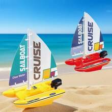 1pc Remote Control Speedboat Toy, Water Toy For Bath, Outdoor Sports Interactive Game Electronic Toy, Spiral Propulsion, Suitable For Boys And Girls, Birthday, Christmas, Halloween Gift