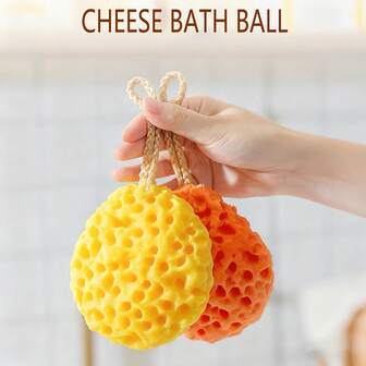 Honeycomb Sponge Bathing Ball Ultra-Soft Bath Ball Does Not Fall Apart, Durable, Enlarged Bath Rub, Bathing Artifact