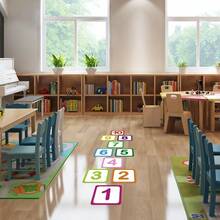 1 Set Hopscotch Game Stickers With Number Patterns, Interactive Educational Game Stickers, Suitable For School, Bedroom, Living Room - Multicolor - View 11