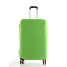 1PC High Elasticity Solid Color Luggage Cover, Suitcase Protective Cover, Travel Accessories Luggage Covers Suitcase Protective Cover For Holiday For Vacation Travel Essentials Travel Accessories Bag For School School Accessories School Stuff - màu xanh lá - Xem 13