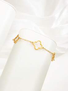 3 Peças Conjunto de Pulseiras Elegantes e Luxuosas em Aço Inoxidável, Combinação Clássica Combinante, Adequado para Empilhamento Diário, Presente para Namorada