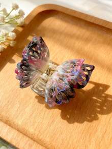 1 قطعة مشبك شعر إبداعي على شكل فراشة، مشبك شعر من الراتنج الحلو على شكل فراشة، مشبك حجم شعر كبير ثلاثي الطبقات، هدايا جوارب ، هدايا للنساء، هدايا عيد الميلاد، هدايا للبالغين، إكسسوارات الشعر، إكسسوارات النساء، هدايا عيد الميلاد للنساء، إكسسوارات الشعر للكريسماس، أفكار هدايا للنساء، هدايا جوارب للجمال