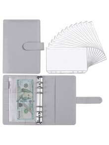 A6 Size Budget Binder With Cash Envelopes, For Budgeting, Money Management, Cash Envelope System - Multicolor - View 30