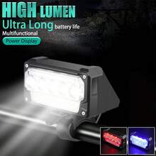 Intelligent Sensor Bicycle Light, Auto Brightness Adjustment, Long Battery Life, Easy Installation, Front & Rear Dual Lights - Multicolor - View 2