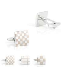 1 Pair High-Ended Fashion Wedding French Sliver Classical Copper Cufflink Button For Men Shirt