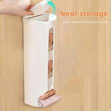 Supvox Caja de Almacenamiento Montada En La pared Organizador de Pared Autoadhesiva Multifuncional Cajón Vertical Caja de Almacenamiento para Guardar Ropa Interior Corbatas Calcetines - Blanco - Ver 5