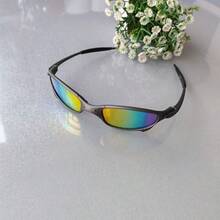 Colorful Sunglasses, Juliete-M Fashion, All-Match Unisex, Metal Temples, Plastic Frame. - 七彩色 - 查看 3