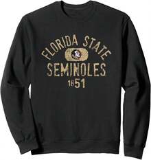 Florida State Seminoles Vintage 1851 Officially Licensed Sweatshirt - Black - View 1