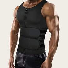 优质男士塑身背心，腰腹塑形，高端健身运动压缩背心，大码