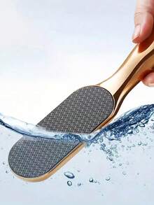 足部护理工具，专业磨脚器 - 强力去角质磨砂膏，浅米色硬质磨砂头，防滑手柄，适用于家庭、沙龙、水疗中心、足疗 - 蓝色足部护理工具，令双脚和腿部光滑柔嫩，足部护理产品，符合人体工程学设计，经久耐用，易于使用，结构坚固，适合水疗中心顾客 - 彩色 - 查看 3