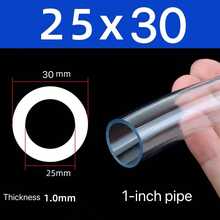1 PC 3M Clear PVC Hose 4-30mm ID, Customizable Length Heavy-Duty Flexible Tubing For Garden Watering Aquariums