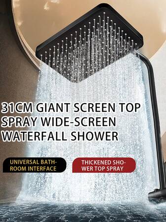 Cabezal de ducha de lluvia de alto flujo de 12 pulgadas, rociador de ducha de baño, grifo de ducha, regalos para dar en Navidad