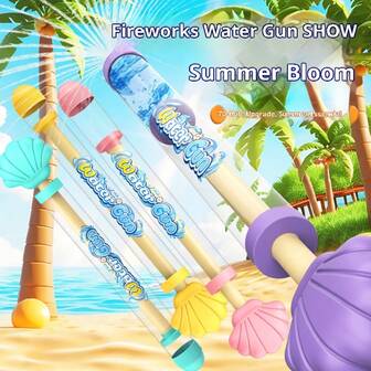 1 st. ny fyrverkerivattenpistol, utdragbar vattenkanon forsränning vattenleksak, vattenkampleksak, syleksaker, reseleksaker, fidgetleksaker för klassrummet, miniprylar, badleksaker, julprylar, stressboll, födelsedagspresent, julklapp, perfekt present, presenter