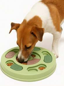 Puzzle Interactive Slow Feeder For Anxious Dogs - Green - View 4