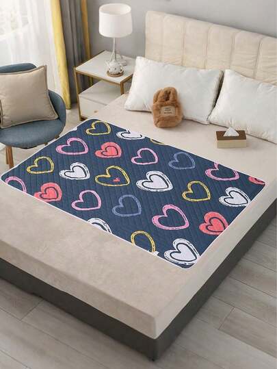 Reusable Waterproof Changing Pad, Anti-Slip Absorbent Nursing Mat, Suitable For Incontinence, Menstruation, All Seasons, Waterproof Menstrual Pad, Waterproof Washable Mattress Pad, Mattress Protector, Suitable For Women During Menstruation, Incontinence, Bedwetting, Suitable For Adults And Elderly