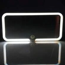Car Vanity Mirror With LED Lights, 3-Color Dimmable Makeup Mirror For Car Sun Visor - Multicolor - View 7