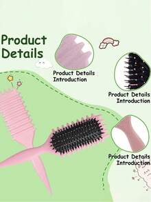 Hair Brushes-EU+UK 2026 Professional Curling Hair Brush, Creates Perfect Curls, Waves And Spiral Curls - Frizz-Free, Smooth And Easy To Comb, Salon-Level Styling - Multicolor - View 7