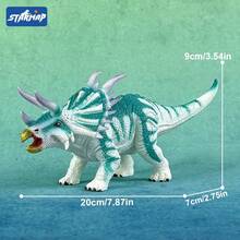 [Has Children's Certificate] Realistic Dinosaur Model Toy Wild Animal Figurine Sensory Toy And Party Gift, Suitable For Kids Or Girls And Boys Room Decoration - Multicolor - View 66