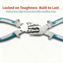 6-Inch & 8-Inch Heavy Duty Steel Wire Pliers Set, Pointed Nose Pliers, Diagonal Cutting Pliers, Industrial-Grade Labor-Saving Pliers, Multi-Functional Electrician Repair Tools, Household Hardware