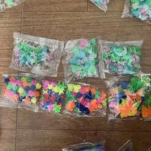 36pcs Bicycle Spoke Beads, Bike Glow-In-The-Dark Spoke Decorations, Mountain Bike Steel Wire Cylinder Cycling Accessories, Bicycle Spoke Decorations, Heart Spoke Bead Butterfly Wing Bicycle Decoration Accessories