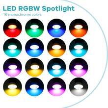 RGB智能灯泡，带遥控器，可调光LED，220V/110V，室内E27/E26灯头，彩色变色嵌入式吸顶灯/吊灯灯泡，E14灯头，客厅卧室背光灯，亮度可调，多色氛围灯，GU10灯头，嘉年华聚光灯，4种动态模式，GU5.3灯头，音乐节、KTV、派对、酒吧，MR16灯头，电竞节，15色氛围装饰照明（RGB暖白光）/（RGB冷白光），透明/乳白色灯罩 - RGB LED Bulb with Remote-Dimmable - 查看 4