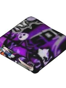 Kawss Merch Kawaii Kaw Blanket For Men Women Warm Cozy Fluffy Throw Blankets For Bed - 黑色 - 查看 2