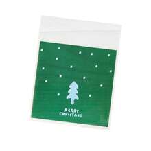 Aimall 100x Christmas Cellophane Bag Party Favour Cookie Sweet Candy Biscuit Gift Bags