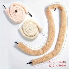 1 Stück extra-lange 62.99inch Hitzefrei Lockenwickler mit elastischen Bändern - Keine Hitze Über Nacht/Kurze Zeit Lockenwickler für voluminöse Wellen, Textur, für empfindliche Kopfhaut & alle Haartypen Haarzubehör, Haarstyling Set, Haarstyling Werkzeug Set - Verschiedenfarbig - Übersicht 2