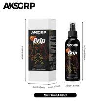 AKSGRP Universal Grip + Nano Spray | 100ml Adhesive Enhancer Suitable For Goalkeeper Latex Gloves, Basketball & Football Shoes, Climbing Hands, Pole Dancing Pole, Tennis Racket Grip, Pickleball Paddle, Instant Tackiness, Water & Sweat Resistant