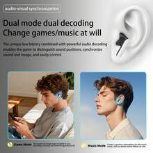Auriculares bluetooth, auriculares inalámbricos, tiempo de reproducción duradero, caja de carga inalámbrica, tapones para los oídos deportivos, para televisores, teléfonos, computadoras portátiles - Blanco - Ver 6