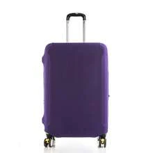 1PC High Elasticity Solid Color Luggage Cover, Suitcase Protective Cover, Travel Accessories Luggage Covers Suitcase Protective Cover For Holiday For Vacation Travel Essentials Travel Accessories Bag For School School Accessories School Stuff - màu xanh lá - Xem 12
