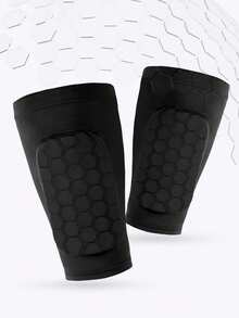 1pc, Outdoor Sports Leg Protection Cover EVA Honeycomb Anti-Collision Calf Protection Football Specific Calf Protection Cover