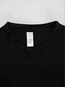 Men & Women Casual Crew Neck T-Shirt With Festive Christmas Design - "Most Likely To Get Their Tongue Stuck To A Frozen Pole" - Ideal For Weekend Casual Wear, Spring/Summer/Fall, Regular Fit, Slight Stretch Fabric, Christmas Shirts - 黑色 - 查看 3