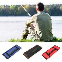 Caja de almacenamiento enrollable con bolsa para equipo de pesca, camping, utensilios de cocina y estuche de transporte - Azul - Ver 3