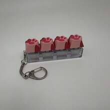 Stress Relief Cat Paw Keychain, Finger Toy, Mechanical Keyboard Switch Tester, Keyring, Desk Accessory, Phone Charm, Novelty Toy, Pop Fidget Toy