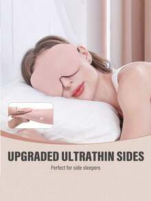 Mặt nạ ngủ bằng lụa băng dành cho nam và nữ có dây thun, mặt nạ chặn ánh sáng, mềm mại và thoải mái, giảm mệt mỏi, nghỉ ngơi khi đi du lịch, ký túc xá, đồ lưu niệm giờ nghỉ trưa, Giáng sinh, ngày lễ tình nhân, quà tặng Ngày của Mẹ cho bạn cùng lớp, bạn gái, bạn bè, quà tặng sáng tạo Chất liệu lụa băng có thể điều chỉnh với đề xuất quà tặng - Nhiều màu - Xem 2