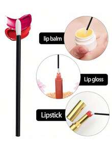 500支/包 一次性清洁棉签，旅行装清洁棒，多功能清洁工具，唇彩涂抹器，化妆工具，美容工具，高品质美容工具，化妆品及个人护理用品，多功能美容工具，化妆工具，清洁工具，家用清洁棉签，化妆品必备品，耳部清洁，户外护理工具配件 - 彩色 - 查看 7