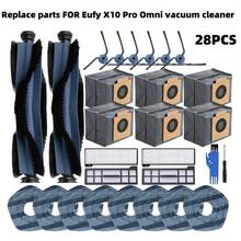 Eufy X10 Pro Omni 机器人吸尘器配件套装 - 包括尼龙主刷、拖布、边刷、HEPA 过滤器和尘袋 - 彩色 - 查看 2