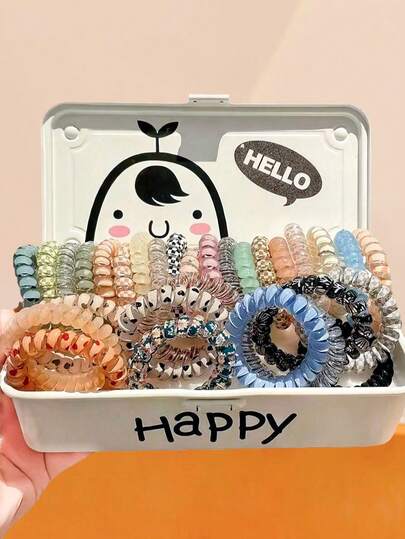 Bộ 20 dây buộc tóc xoắn ốc thời trang, từ màu hồng nude tinh tế đến xanh bạc hà tươi mát, và họa tiết kẻ caro đen trắng, đáp ứng nhiều nhu cầu phối đồ khác nhau - Phù hợp cho cả bé gái và phụ nữ, dù là đi làm, tập luyện hay dự tiệc, chúng đều có thể làm nổi bật kiểu tóc và dễ dàng tạo nên vẻ ngoài sành điệu và gọn gàng. Dây buộc tóc đuôi ngựa, dây chun buộc tóc, dây chun co giãn, dây chun buộc tóc, phụ kiện tóc, dây chun làm đẹp tại nhà.