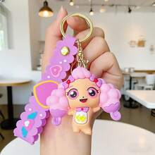 1pc Set Cute Kpop Christmas Keychain, Cartoon Pendant For Girls, Mira Zoey Rumi Keychain, Tiger Keychain, Couple Keychain, Anime Phone Charm, Bag Accessory, Friend Gift (Silicone Product, Slight Color Transfer Is Normal) - Multicolor - View 9