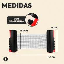 Portable Elastic And Adjustable Tabletop Ping Pong Kit With Rackets And Balls