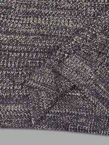 Men's Contrast Color Zipper Placket Long Sleeve Casual Sweater, Autumn/Winter - Multicolor - View 5