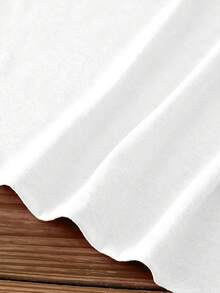 Women's Elegant Style Short Sleeve Hibiscus Print Round Neck Women's Short Sleeve Suitable For Spring And Summer Fashion Commuting Vacation Daily Versatile Casual Elegant Retro Style Top - 白色 - 查看 4