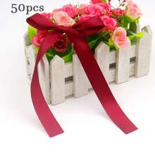 Customized Wine Glass Ribbon, Label Text Can Be Personalized, For Champagne And Wine Decor, Gift Packaging Decoration, Suitable For Wedding, Holiday Party, Gift Wrapping, Flower Bouquet Wrap - Multicolor - View 24