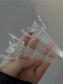 High Crown Magic Hair Clip Styling Tool, Premium Positioning Clip, Volumizing Root Styling Tool, Universal Seamless 8-Shaped Bangs Hair Clip, Suitable For Home, Office And Travel Styling. (White, Black) - Multicolor - View 4