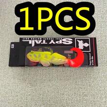 LURETV Sinking Lead Fishing Lure, Glow-In-The-Dark Soft Bait With Single Barbed Hook, T-Tail, Bionic Design - Multicolor - View 4