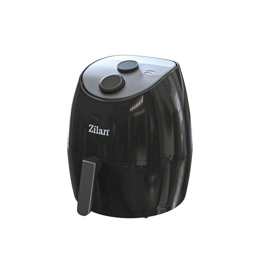 Friteuză cu aer, ZILAN ZLN3598, Negru 1350 W, Capacitate 2,6 L, Cronometru 30 min. - Fișă UE de tip F (220-240V) - Vizualizare 1