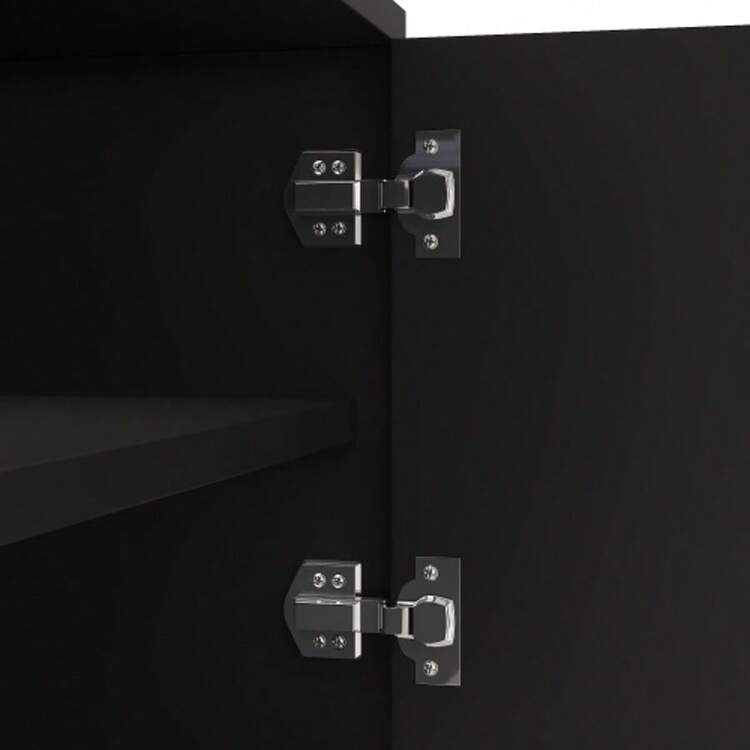 TV-bänkar och underhållningscentraler - Svart + Spånskiva + 50-59 tum - Visa 7