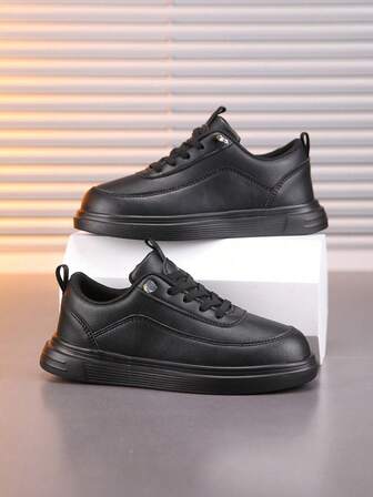 Flache Kinder-Sportschuhe Einfarbig, vielseitig einsetzbare Lässig Schuhe